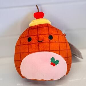 NWT - Roger, The Honey Baked Ham, Holiday Plush Squishmallow, 5”